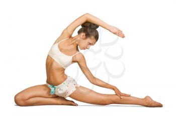Royalty Free Photo of a Woman Exercising