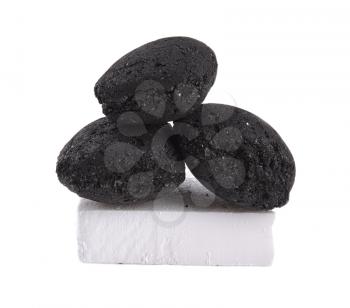 Royalty Free Photo of a Stack of Coal