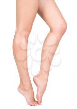 image of smooth and beautiful female legs