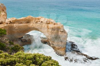 Famous rock The Arch ,Great Ocean Road, Australia