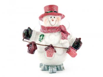 Royalty Free Photo of a Snowman Figurine