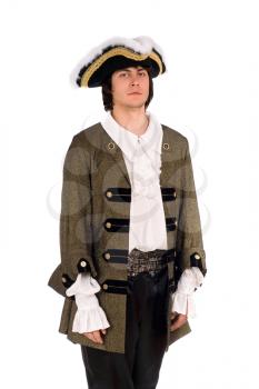 Royalty Free Photo of a Man in an Historical Costume