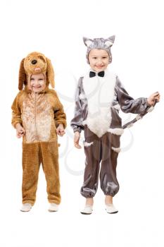 Royalty Free Photo of Boys in Costume