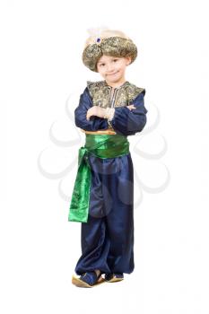 Royalty Free Photo of a Boy in a Middle Eastern Costume