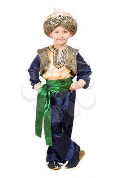 Royalty Free Photo of a Boy in an Eastern Costume
