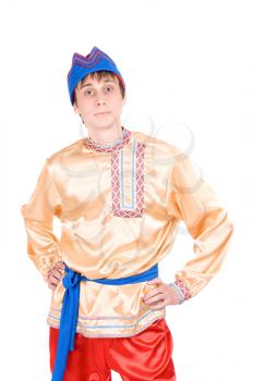 Royalty Free Photo of a Man in a Russian Costume