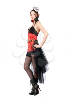 Royalty Free Photo of a Woman in Costume