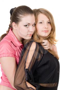 Royalty Free Photo of a Two Young Girls