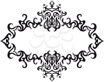 Royalty Free Clipart Image of an Abstract Emblem