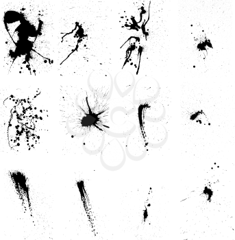 Abstract grunge vector background set  for design use. 