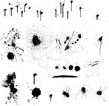Abstract grunge vector background set  for design use. 