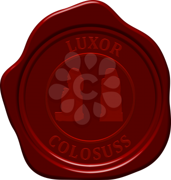 Colossus. Sealing wax stamp for design use.