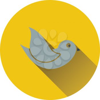 Bird icon. Flat design. Vector illustration.