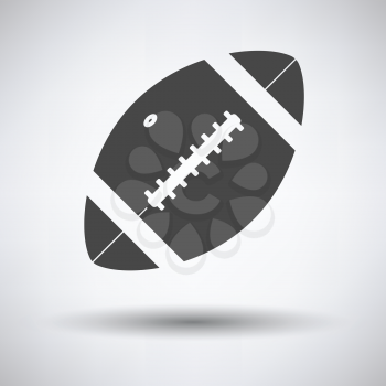 American football ball icon. Vector illustration.