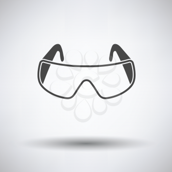 Icon of chemistry protective eyewear