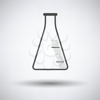 Icon of chemistry cone flask