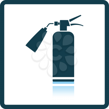 Fire extinguisher icon. Shadow reflection design. Vector illustration.