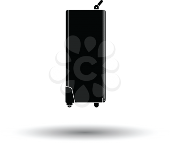 Icon of studio photo light bag. White background with shadow design. Vector illustration.