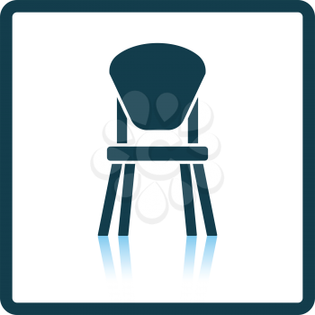Child chair icon. Shadow reflection design. Vector illustration.