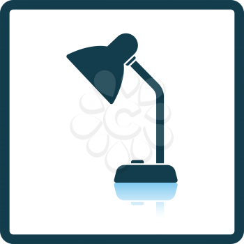 Lamp icon. Shadow reflection design. Vector illustration.