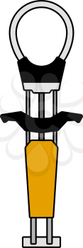 Alpinist Camalot Icon. Editable Outline With Color Fill Design. Vector Illustration.