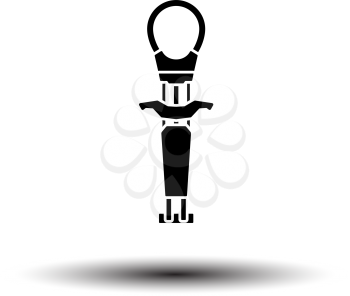 Alpinist Camalot Icon. Black on White Background With Shadow. Vector Illustration.
