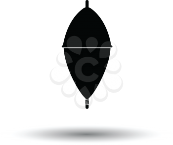 Icon of float . White background with shadow design. Vector illustration.