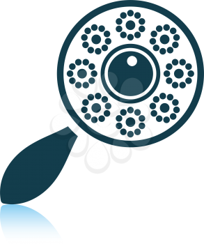 Beanbag icon. Shadow reflection design. Vector illustration.