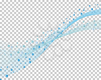 Abstract water background with bubbles of air  with transparency grid on back. Vector Illustration.