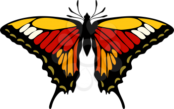 Butterfly Icon. Colored Design. EPS 10 vector illustration.