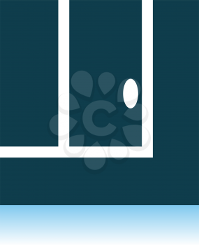 Tennis Replay Ball In Icon. Shadow Reflection Design. Vector Illustration.