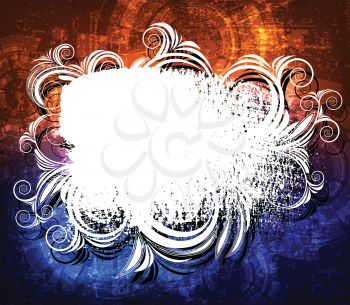 Royalty Free Clipart Image of an Abstract Ornate Design
