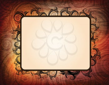Royalty Free Clipart Image of a Framed Background