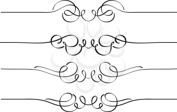 Royalty Free Clipart Image of Decorative Elements