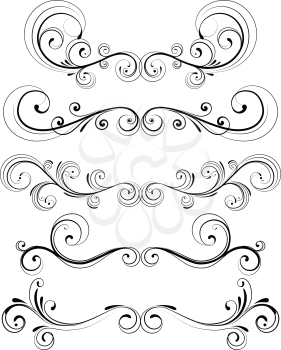Royalty Free Clipart Image of Decorative Designs