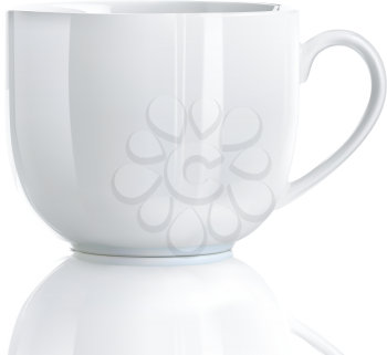 Royalty Free Clipart Image of a Tea Cup