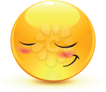 Royalty Free Clipart Image of a Smiley Face