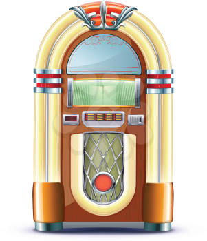 Royalty Free Clipart Image of a Jukebox