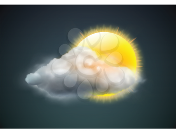 Royalty Free Clipart Image of a Sunshine