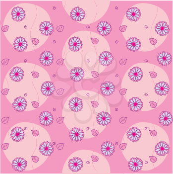 Royalty Free Clipart Image of an Abstract Floral Background