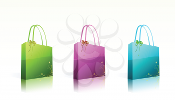 Royalty Free Clipart Image of Shopping Bags