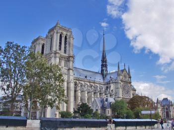 Royalty Free Photo of the Notre Dame Cathedral, France