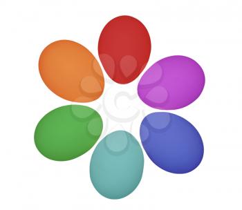 Royalty Free Photo of Colorful Eggs