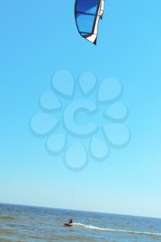 Royalty Free Photo of a Kite Surfer