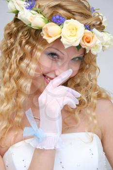 Royalty Free Photo of a Smiling Bride