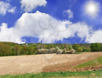 Royalty Free Photo of a Rural Landscape