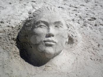 Royalty Free Photo of a Sand Sculpture