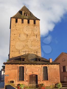 Royalty Free Photo of the Old Strasbourg Tower