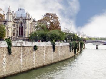 Royalty Free Photo of the Seine River in Paris