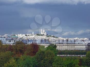 Royalty Free Photo of a View of Montmartre in Paris, France